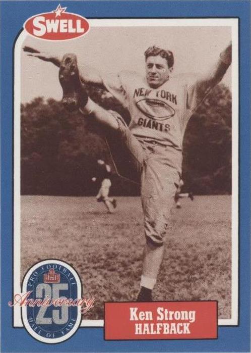 1988 Swell Football Greats Hall of Fame Ken Strong #110