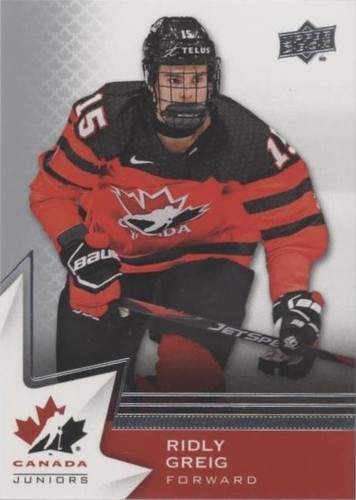 2020-21 Upper Deck Team Canada Juniors - Ridly Greig #6