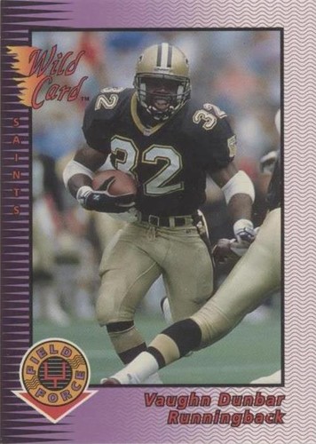 1992 Wild Card Vaughn Dunbar #10
