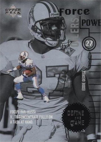 1998 Upper Deck Eddie George #DG27