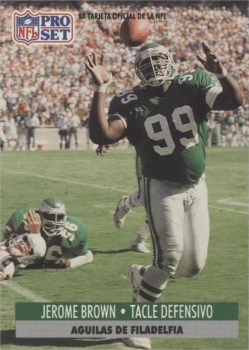 1991 Pro Set Spanish Jerome Brown #182