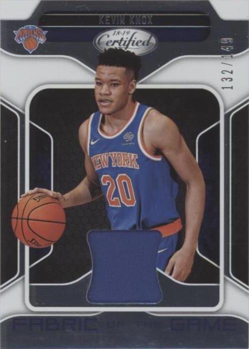 Certificado Panini 2018-19 - Kevin Knox #FG-KK
