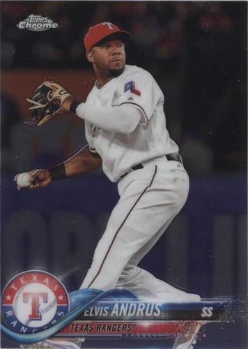 2018 Topps Chrome - Elvis Andrus #130