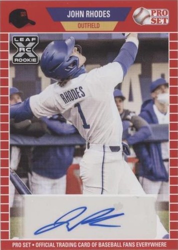 2021 Leaf Pro Set Baseball Blaster - John Rhodes #PS-JR2