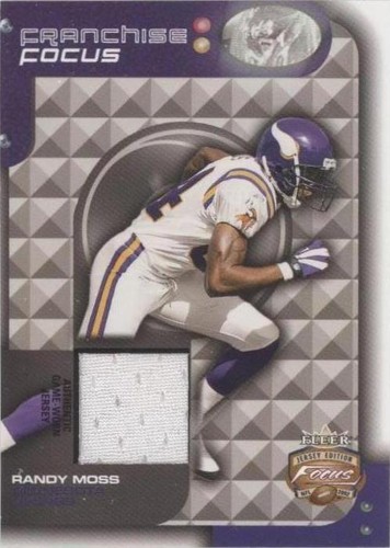 2002 Fleer Focus Jersey Edition Randy Moss #RM-FF