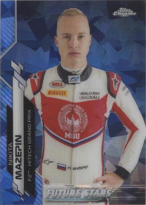 2020 Topps Chrome Sapphire Edition Formula 1 - Nikita Mazepin #57