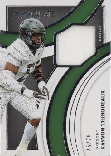 2022 Panini Immaculate Collection Collegiate Kayvon Thibodeaux #IG-KTH