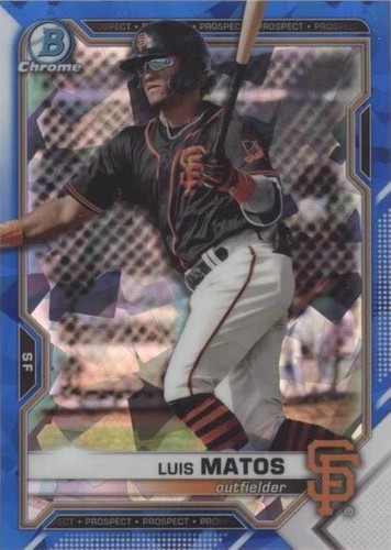 2021 Bowman Chrome Draft Sapphire Edition - Luis Matos #BDC-5