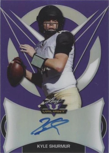 2019 Leaf Valiant Kyle Shurmur #BA-KS2