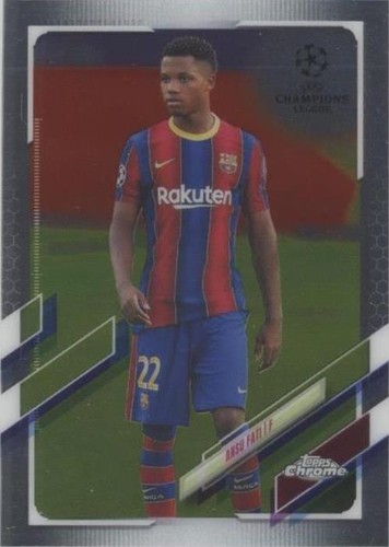2020-21 Topps Chrome UCL Ansu Fati #15