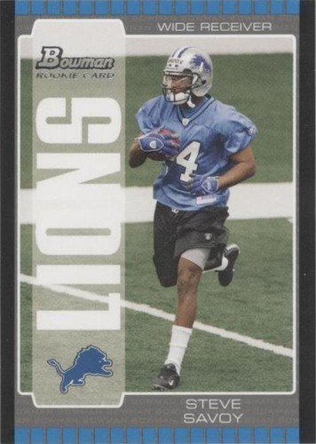 2005 Bowman Steve Savoy #224