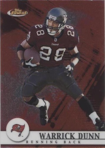 2001 Topps Finest Warrick Dunn #34
