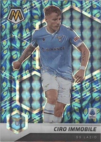Ciro Immobile 2020-21 Panini Mosaic SC Serie A Blue Prizm