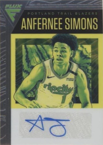 2019-20 Panini Chronicles - Anfernee Simons #FA-AFS