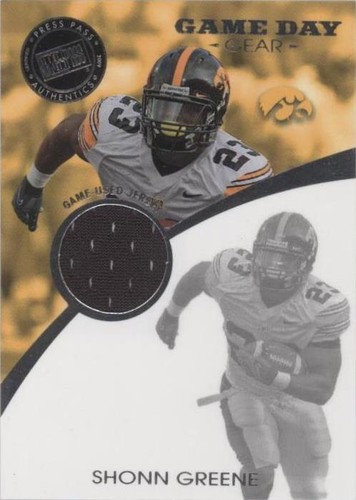 2009 Press Pass Signature Edition Shonn Greene #GDG-SG