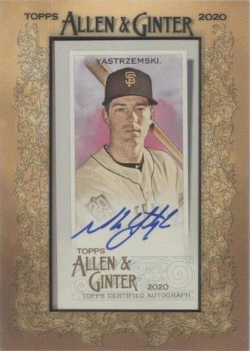 2020 Topps Allen & Ginter's - Mike Yastrzemski #MA-MY