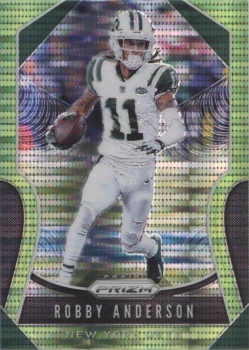 2019 Panini Prizm - Neon Green Pulsar Prizm #26 Robby Anderson for sale ...