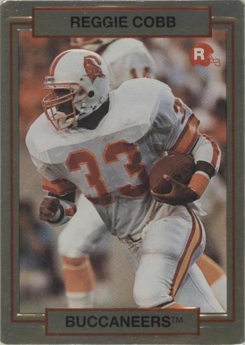 1990 Action Packed Rookie Update Reggie Cobb #43