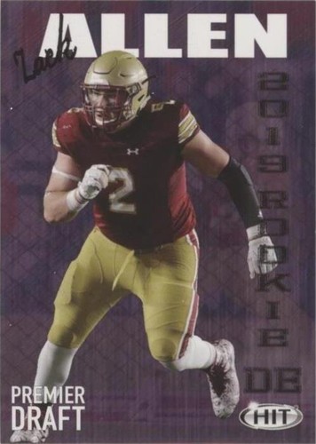 2019 Sage Hit Premier Draft Zach Allen #89