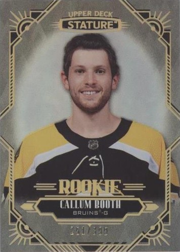 2020-21 Upper Deck Stature - Callum Booth #105