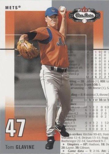 2003 Fleer Box Score - Tom Glavine #56