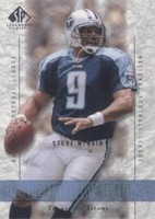 2002 SP Legendary Cuts Steve McNair #30