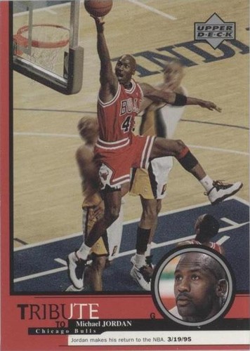 1998/99 UPPER DECK TRIBUTE TO JORDAN NBA BASKETBALL LUNCH
