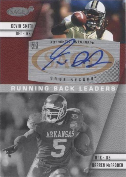 2008 SAGE Squared Darren McFadden Kevin Smith #A-6B