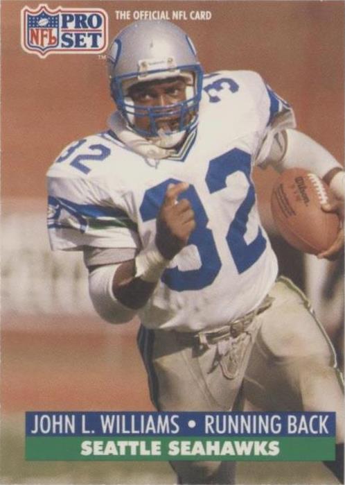 1991 Pro Set John L. Williams #304