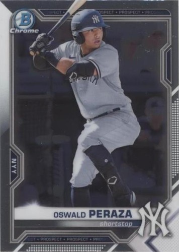 2021 Bowman Chrome - Oswald Peraza #BCP-220