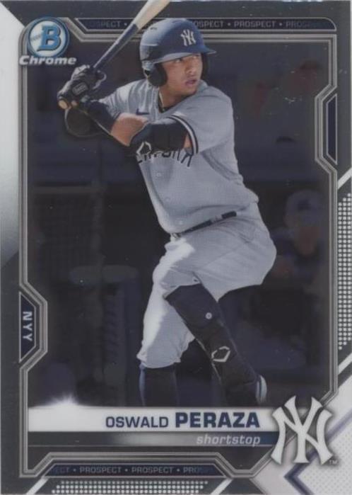 2021 Bowman Chrome - Oswald Peraza #BCP-220