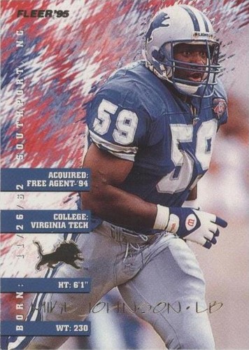 1995 Fleer Mike Johnson #123