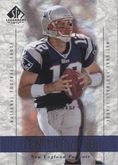 2002 SP Legendary Cuts Tom Brady #1