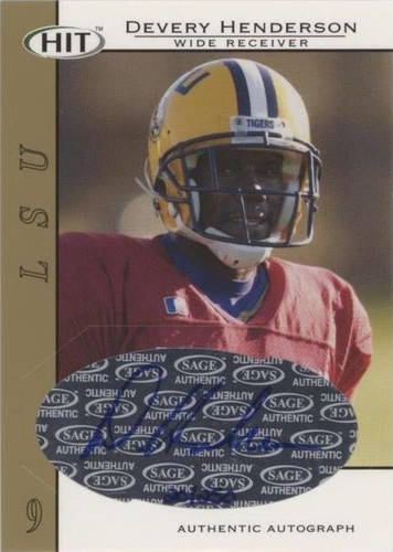 2004 SAGE Hit Devery Henderson #A9
