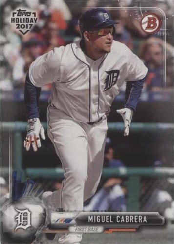 2017 Topps Holiday Bowman - Miguel Cabrera #TH-MCA
