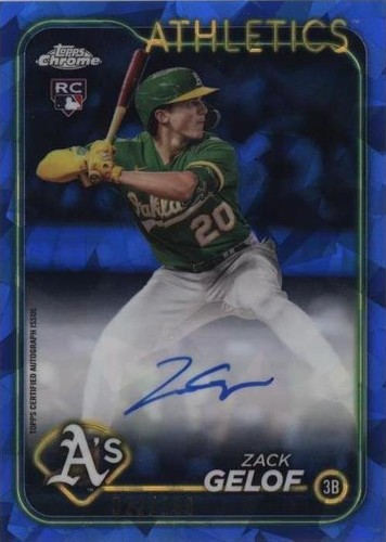 2024 Topps Chrome Update Series Sapphire Edition - Zack Gelof #USA-ZG