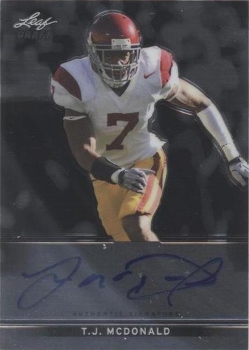 2013 Leaf Metal Draft T.J. McDonald #BA-TJM