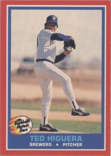 1987 Fleer Baseball's Hottest Stars - Teddy Higuera #22