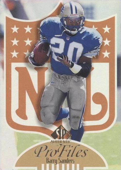 1997 SP Authentic Barry Sanders #P-24