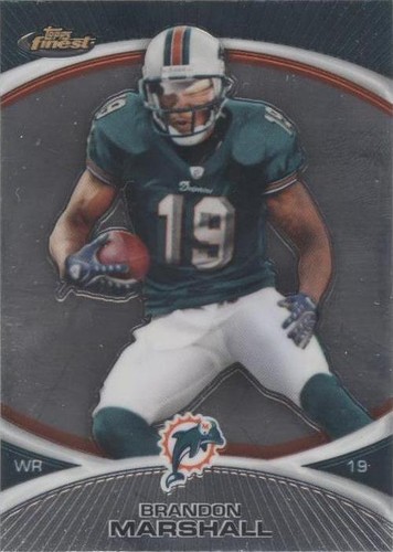 2010 Topps Finest Brandon Marshall #54