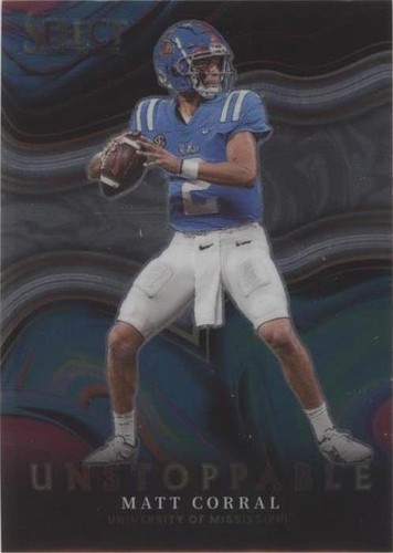 2022 Panini Select Draft Picks Matt Corral #US-MC