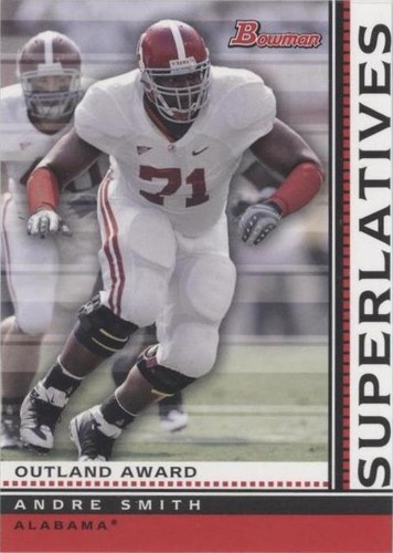 2009 Bowman Draft Picks Andre Smith #S4