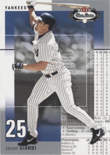 2003 Fleer Box Score - Jason Giambi #83