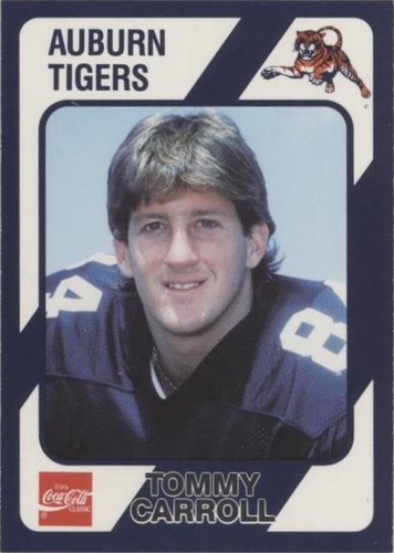 1989 Collegiate Collection Auburn Tigers Tommy Carroll #159