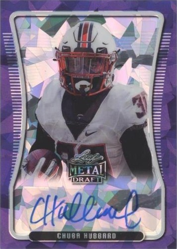 2020 Leaf Metal Draft Chuba Hubbard #BAP-CH1