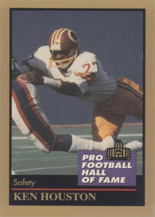 1991 Enor Pro Football Зал славы Кен Хьюстон #67