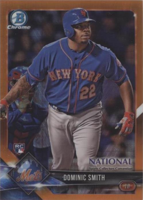 2018 Bowman Chrome National Convention - Dominic Smith #BNR-DS