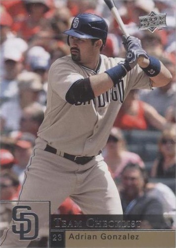 2009 Upper Deck - Adrian Gonzalez #482