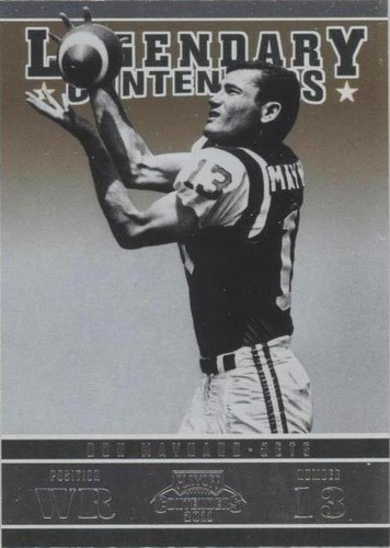 2011 Playoff Contenders Don Maynard #10