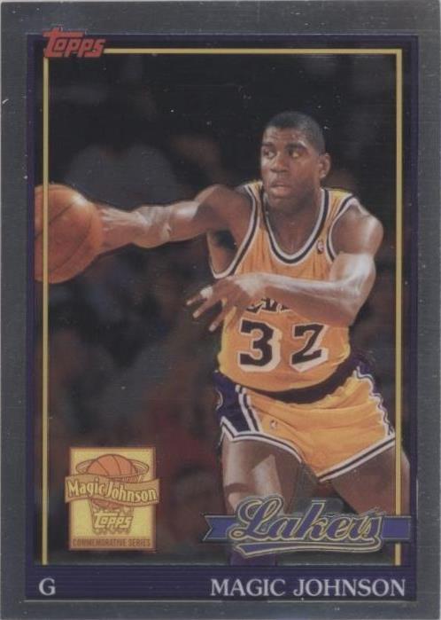 2000-01 Topps cromado - Magic Johnson #MJ9